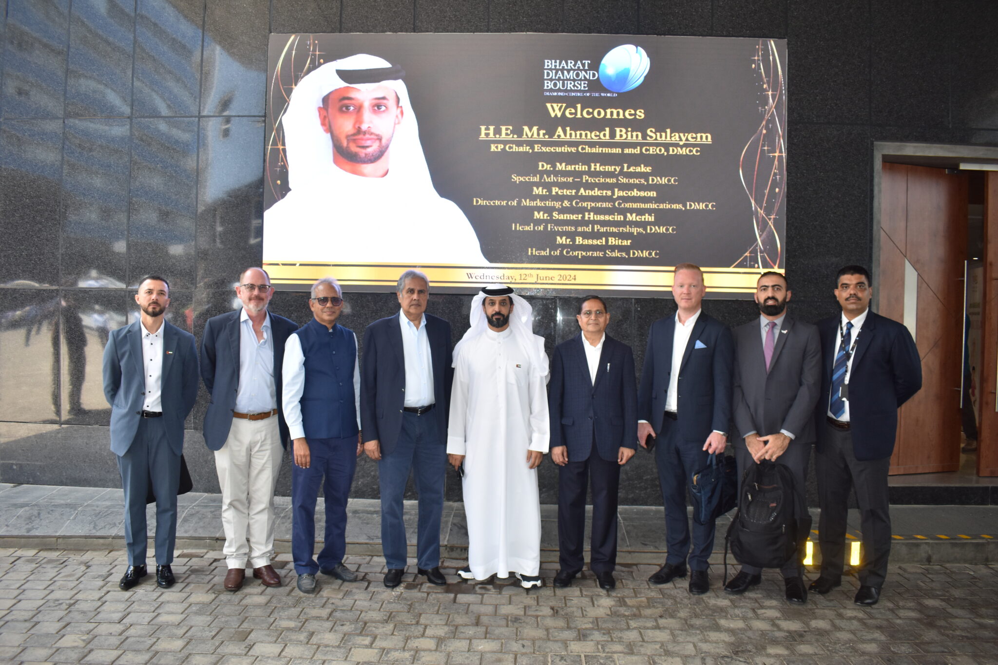 Dubai’s DMCC Visits Bharat Diamond Bourse: Strengthening Global Diamond Trade Relations