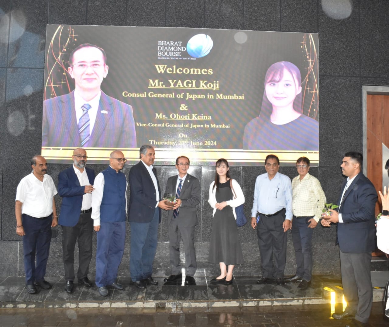 Japanese Consulate General Mr. Yagi Koji Visits Bharat Diamond Bourse to Boost Bilateral Ties