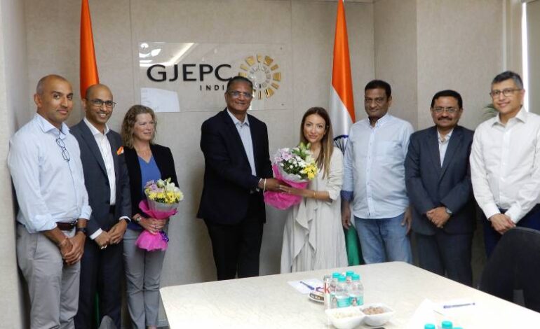 Engaging Collaboration: De Beers Delegation Meets GJEPC Officials in Mumbai