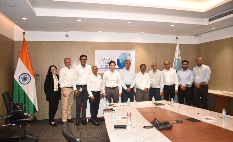 GIA Team Visits Bharat Diamond Bourse