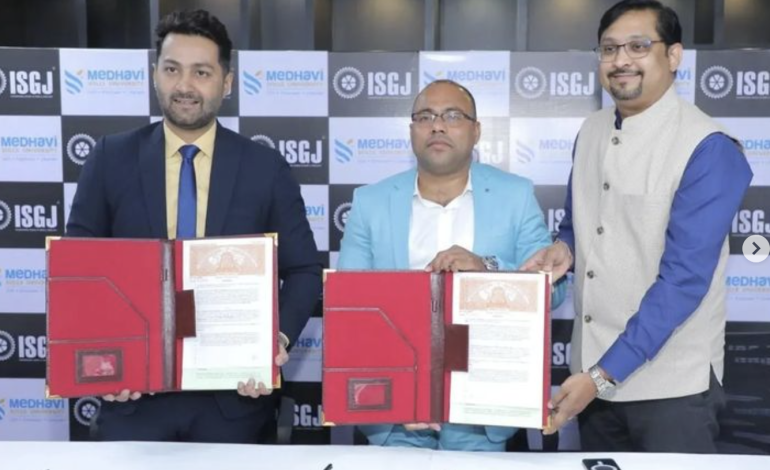 ISGJ and Medhavi Skills University Collaborate to Launch India’s First Industry-Integrated UG/PG Programs in Gems & Jewellery!