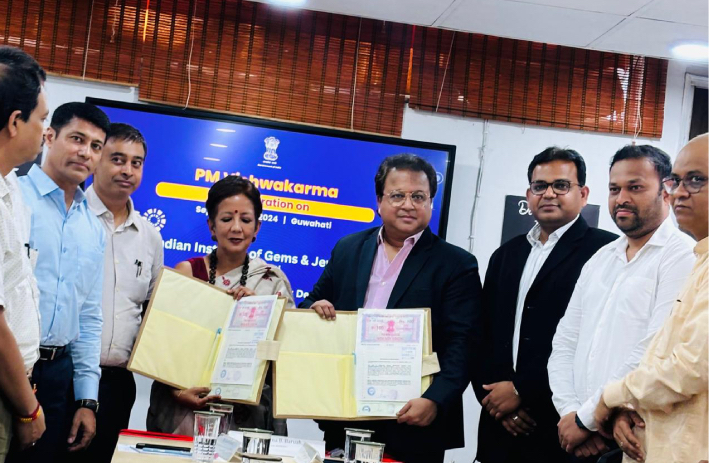 NEHHDC and IIGJ Sign MoU to Boost North East Jewellery Sector