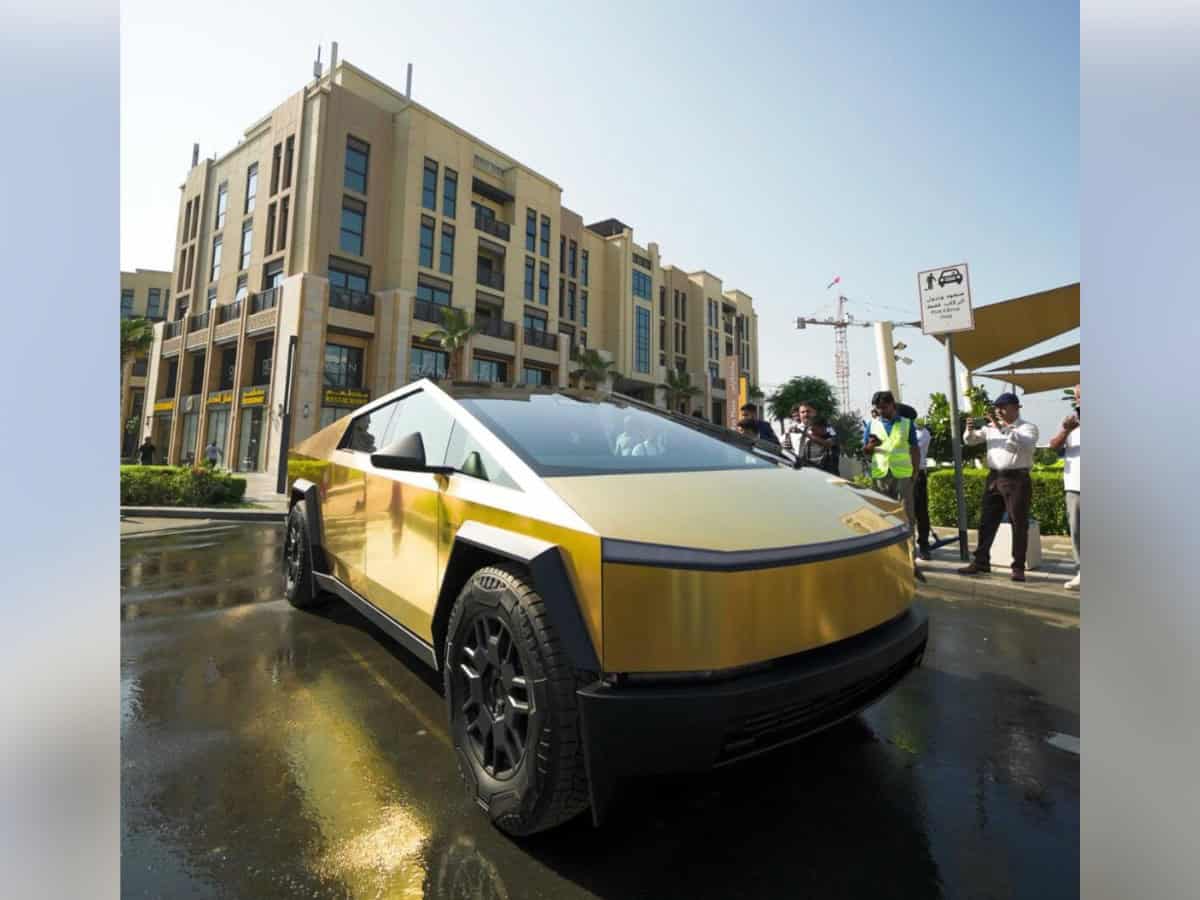 Dubai: Chance to Win a 24K Gold-Plated Tesla Cybertruck in Raffle Draw