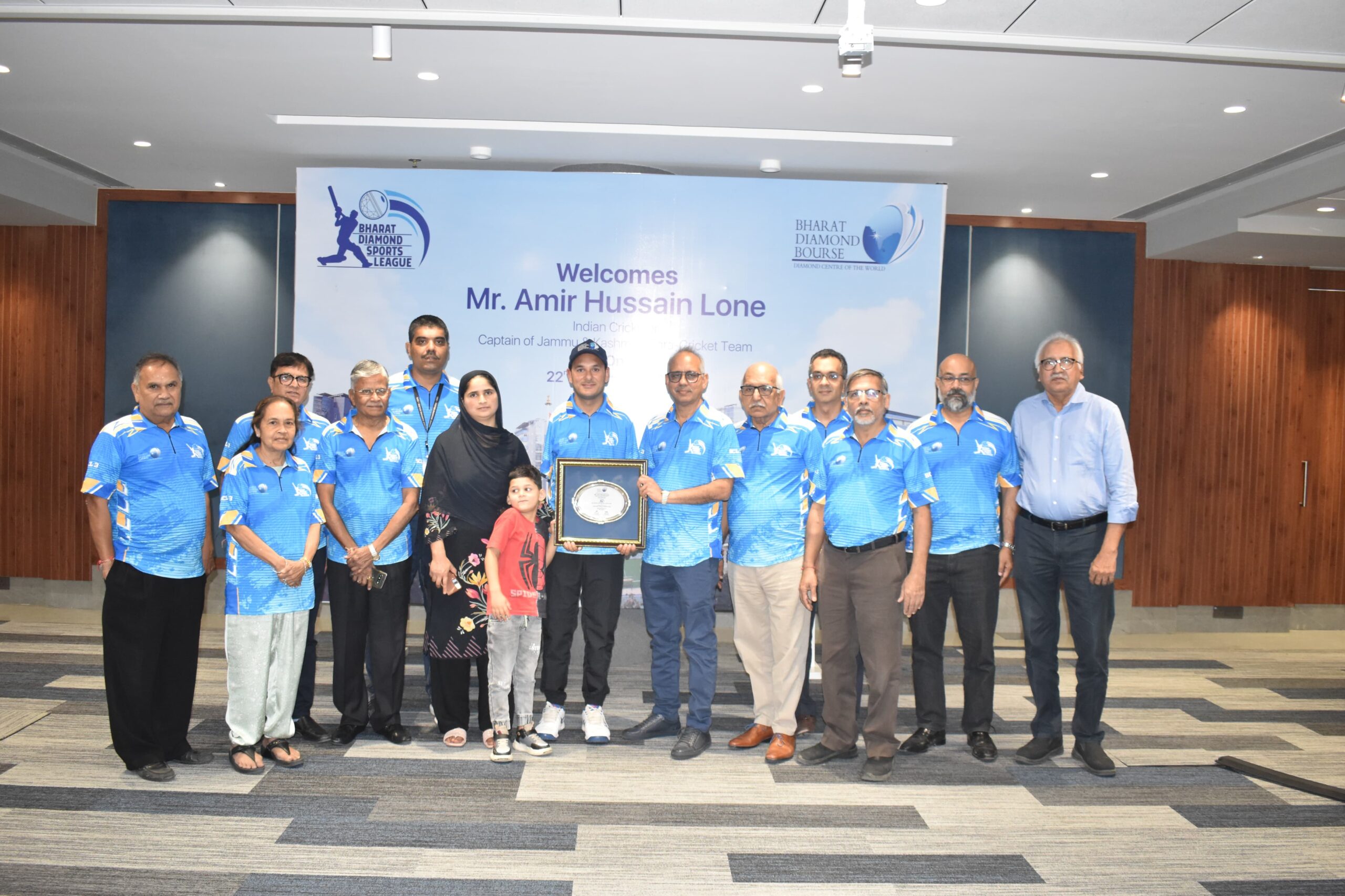 Opening Ceremony of Padel Court & Launch of Box Cricket 3rd Season at Bharat Diamond Bourse (BDB) Inaugurated by Mr. Amir Hussain Lone, Captain of Jammu & Kashmir’s Para Cricket Team