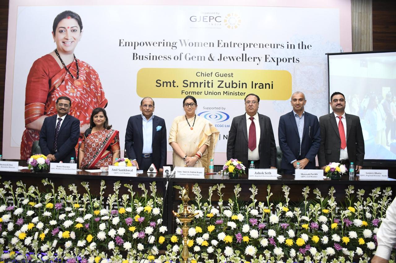 Women Entrepreneurs are driving innovation and growth in the gem and jewellery sector: Smt Smriti Zubin Irani