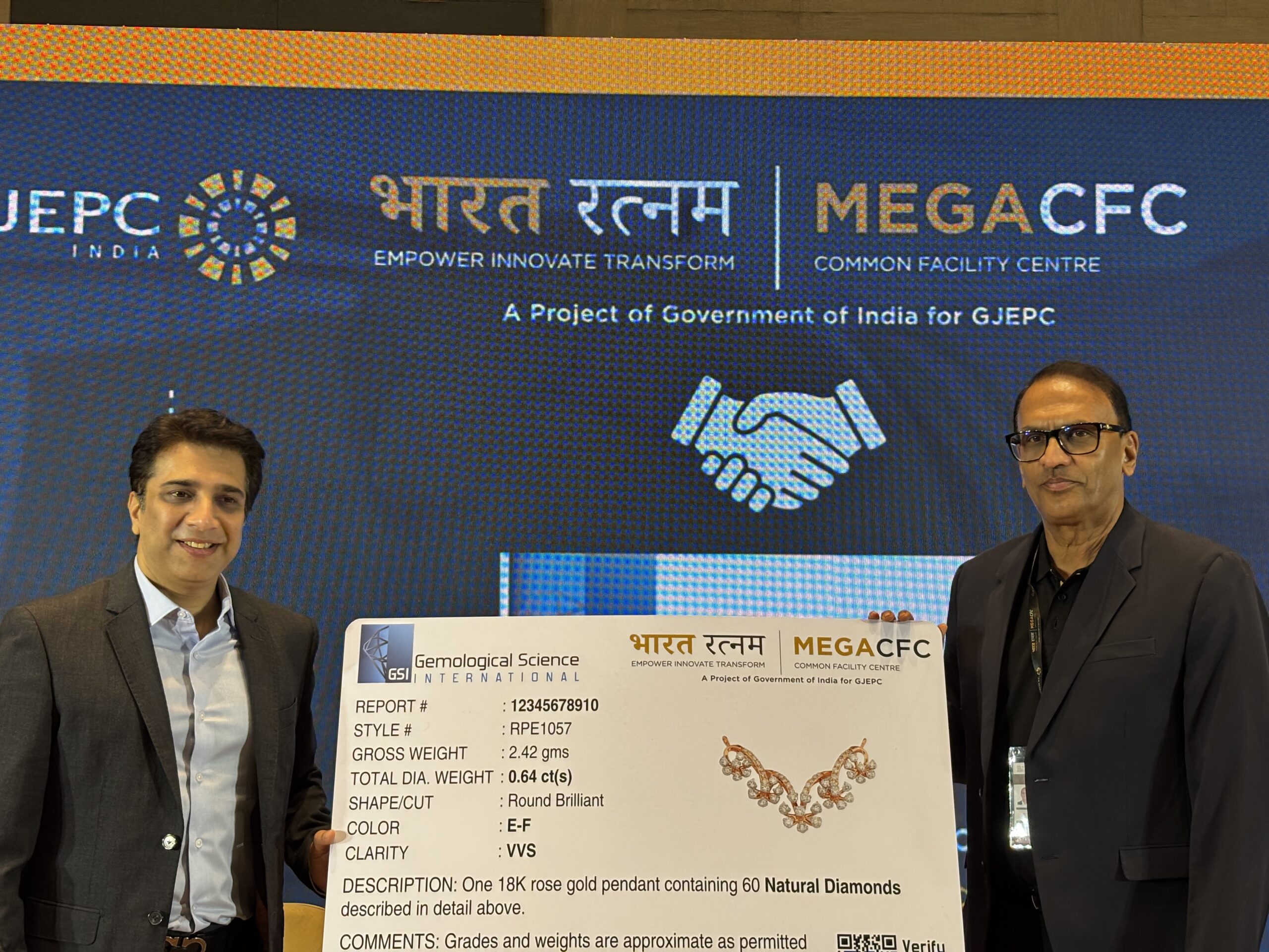 GSI collaborates with GJEPC, launches exclusive lab at Bharat Ratnam – Mega CFC building, Mumbai