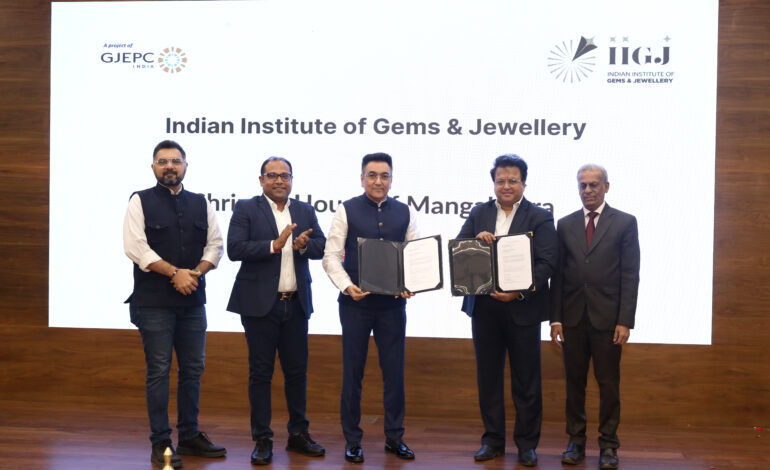 Shringar House of Mangalsutra partners with IIGJ for national mangalsutra design competition.