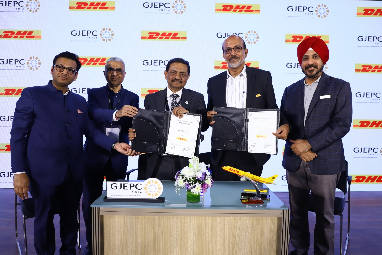 DHL Express signs MoU with Gems and Jewellery Export Promotion Council (GJEPC) to ship India-made jewellery internationally. 