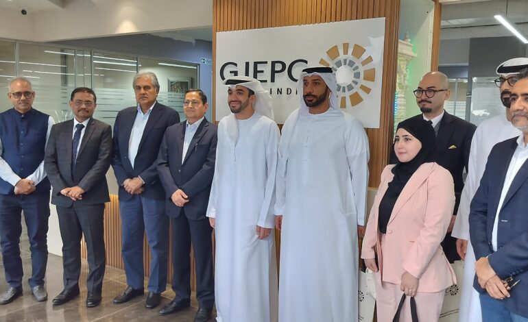 THE UAE AMBASSADOR TO INDIA VISITS GJEPC MUMBAI