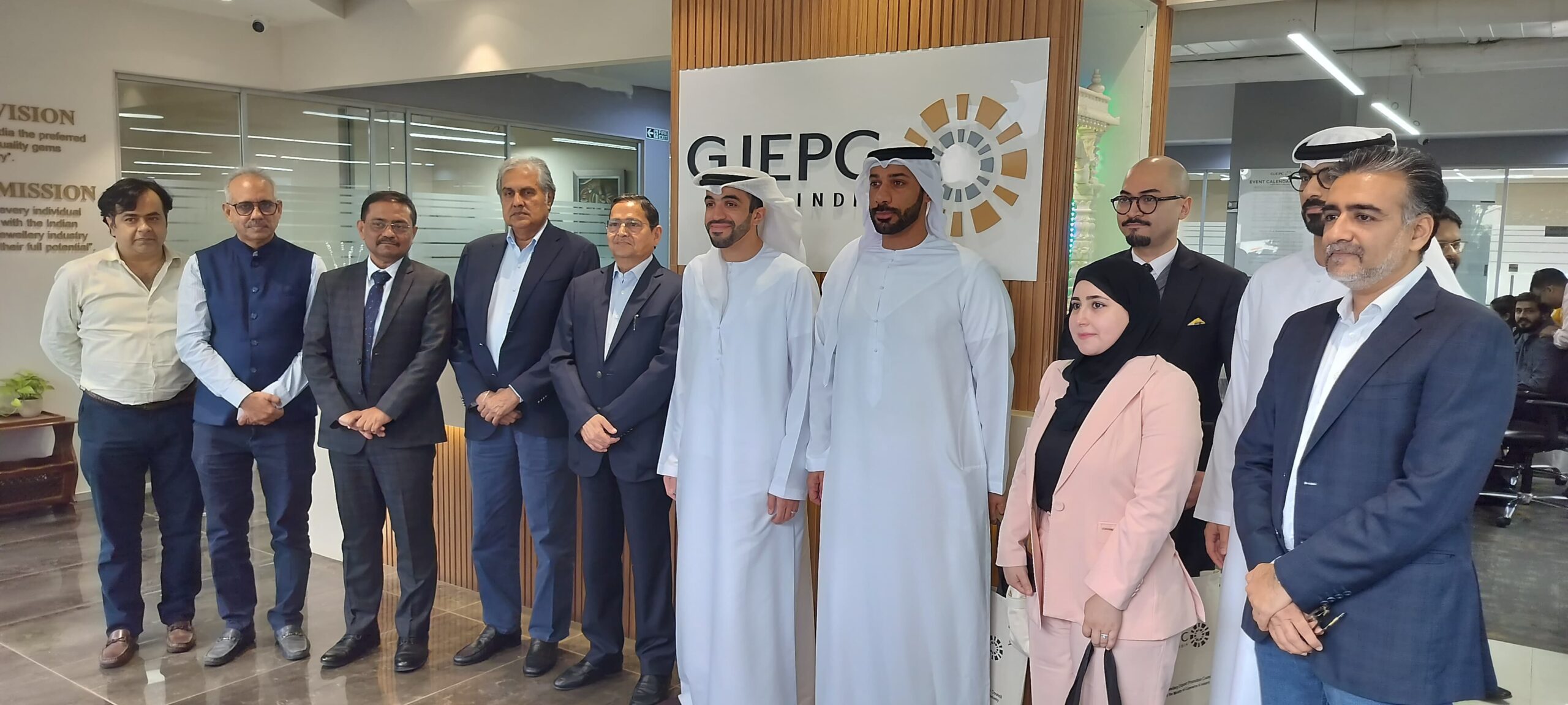 THE UAE AMBASSADOR TO INDIA VISITS GJEPC MUMBAI