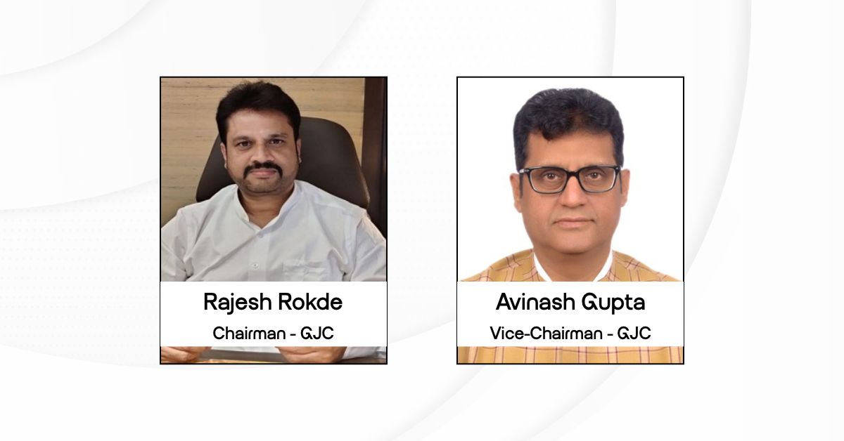 GJC elects Rajesh Rokde as Chairman and Avinash Gupta as Vice Chairman for the COA 2025-26 term.