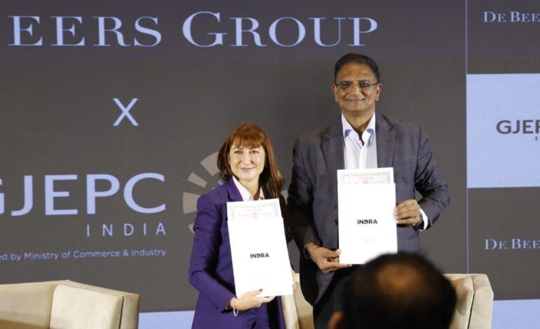 GJEPC and De Beers Group Forge Strategic Collaboration to Promote Natural Diamonds