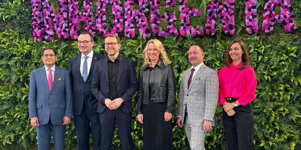 India Pavilion at INHORGENTA 2025 showcasing diamond and gold jewellery.