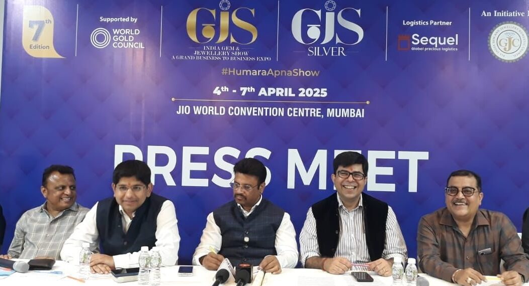 India Gem and Jewellery Show 2025 at Jio World Centre Mumbai showcasing gold, silver, and diamond jewellery