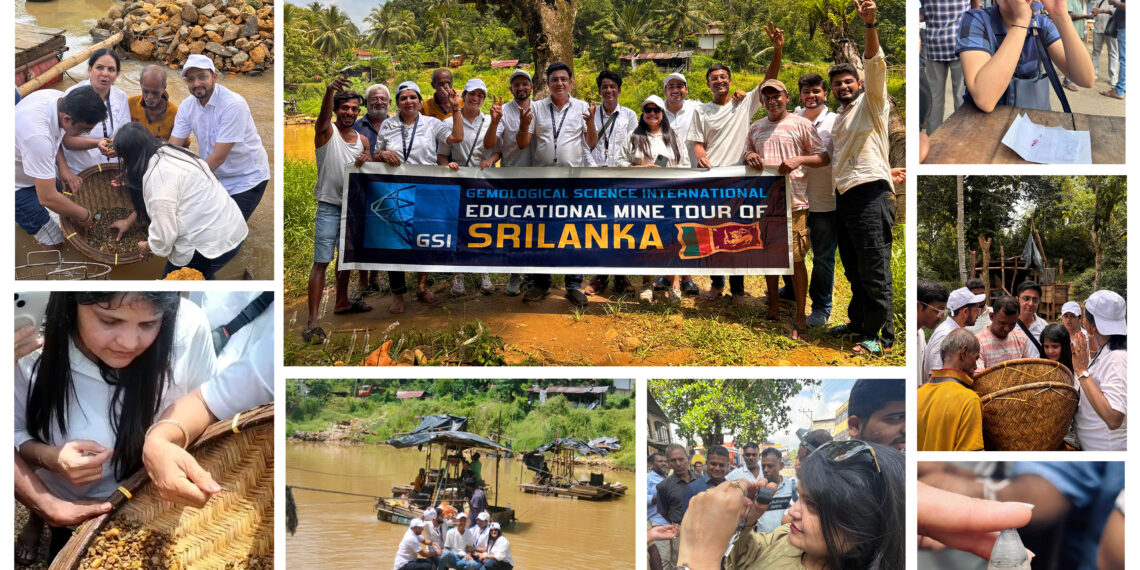 GSI students exploring gemstone mines in Ratnapura, Sri Lanka