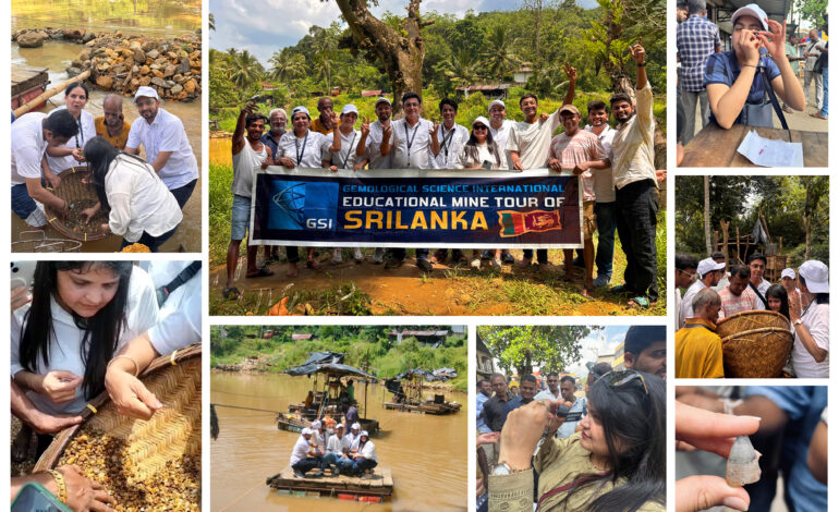 GSI students exploring gemstone mines in Ratnapura, Sri Lanka