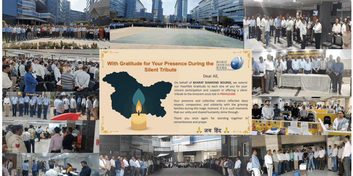 BDB Mourns Victims of Pahalgam Terror Attack; Diamond Community Joins in Tribute