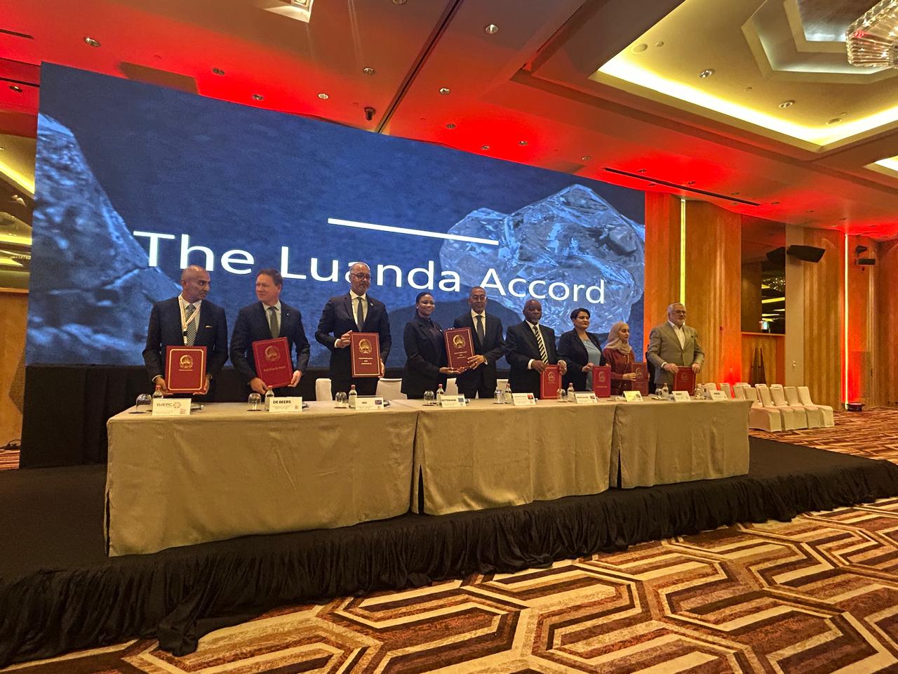 GJEPC Signs Historic Luanda Accord that Commits 1% of Rough Sales Revenue to Global Natural Diamond Marketing