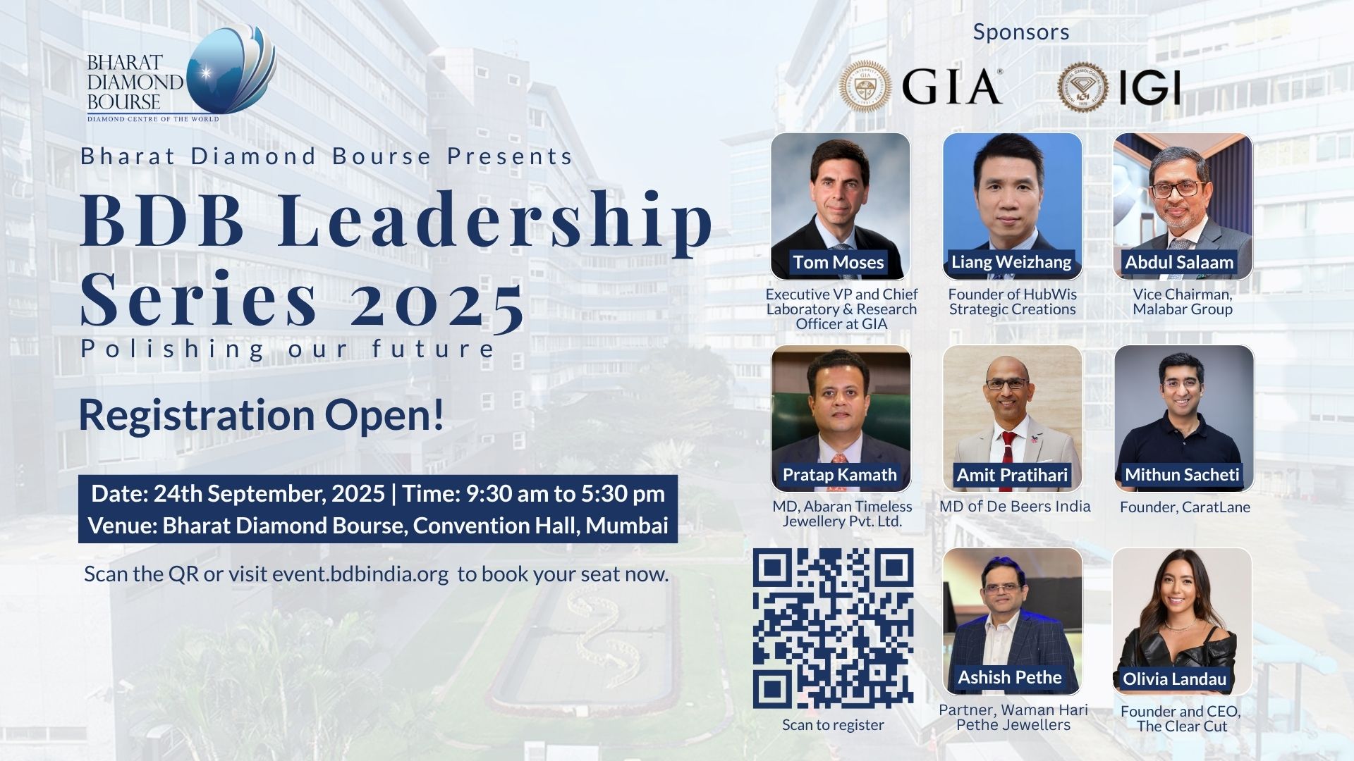 Bharat Diamond Bourse Announces the second Edition of “Leadership Series”