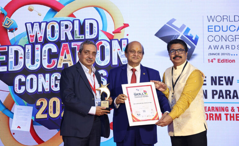 GJSCI honored with an Award for “The Skill Development Leadership”