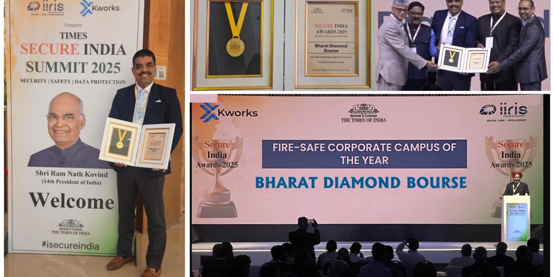 Bharat Diamond Bourse Shines at Secure India Summit 2025!