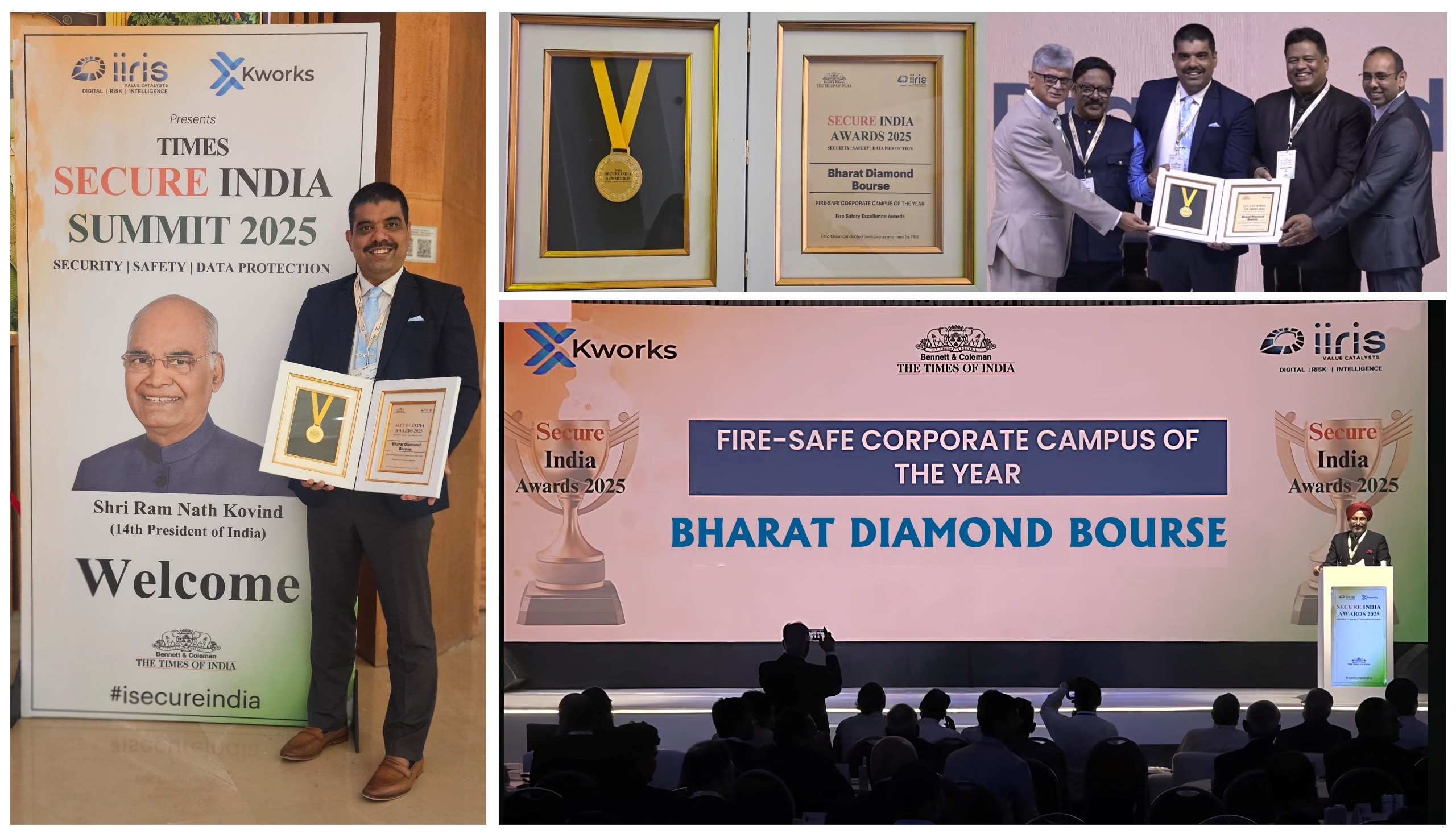 Bharat Diamond Bourse Shines at Secure India Summit 2025!
