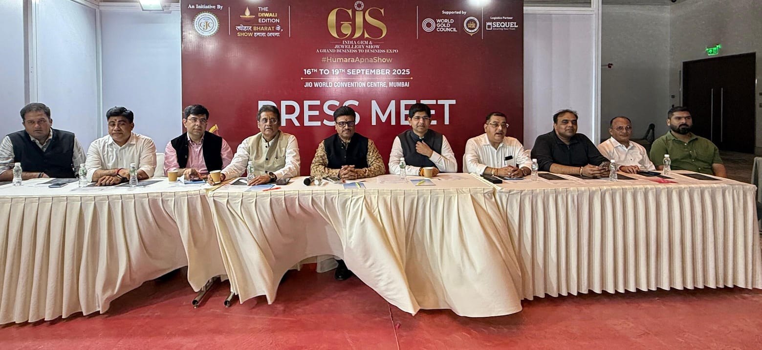 GJC’s 8th Edition of India Gem & Jewellery Show (GJS2025) to Shine Bright at Jio World Convention Centre, Mumbai from September 16–19, 2025