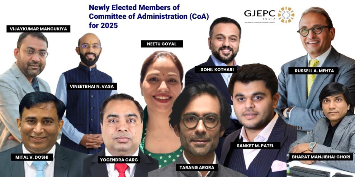 Newly Elected Members of Committee of Administration (CoA) for 2025
