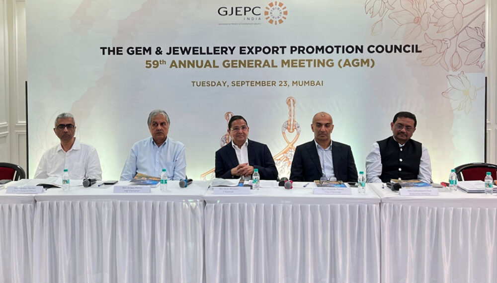 GJEPC Holds 59th Annual General Meeting in Hybrid Mode