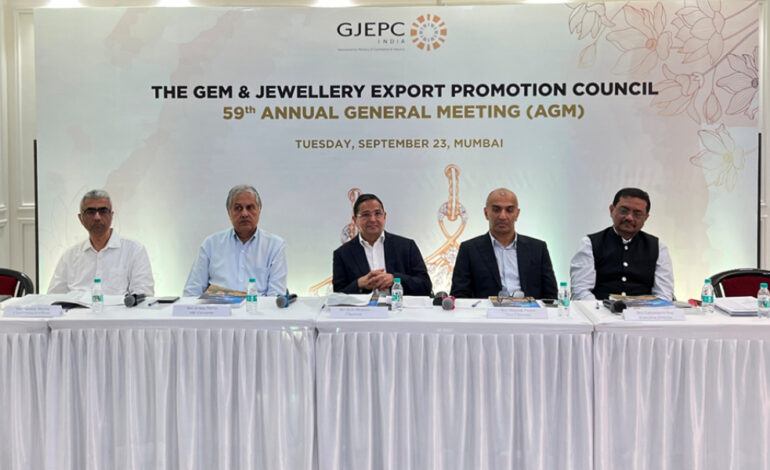 GJEPC Holds 59th Annual General Meeting in Hybrid Mode