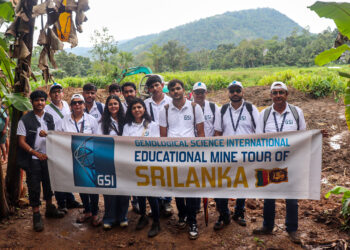 GSI's CSP team at Rakwana Gem Deposit, Sri Lanka
