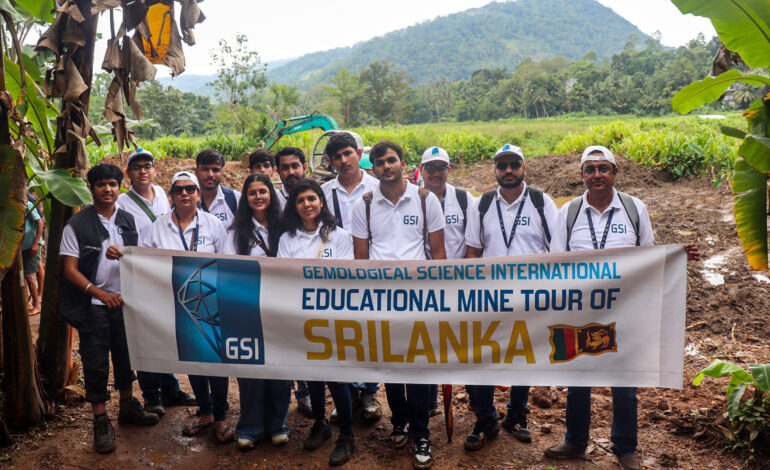 GSI's CSP team at Rakwana Gem Deposit, Sri Lanka