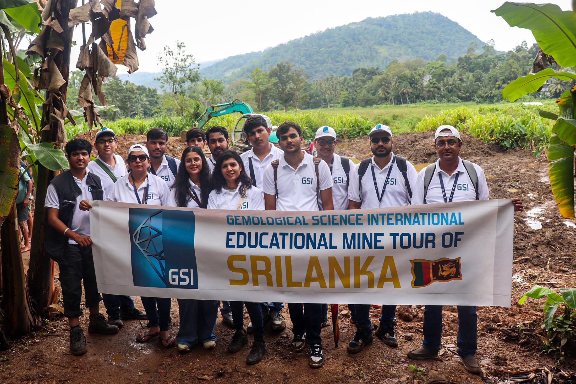 GSI’s Colored Stone Professional (CSP) Programme Explores New Mine in Sri Lanka