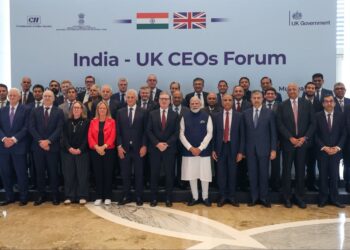 India-UK CEOs Forum meeting with Shri Narendra Modi, PM of India