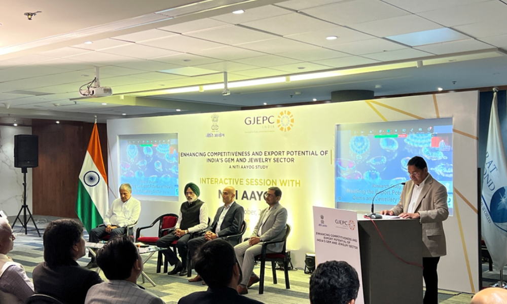 NITI Aayog Partners with GJEPC for Comprehensive Study to Strengthen Exports