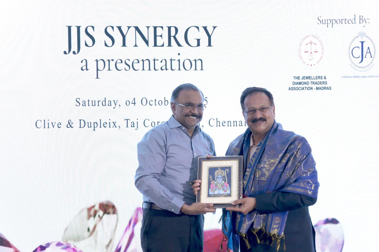 JJS Synergy roadshow event at Taj Coromandel Chennai, October 2025