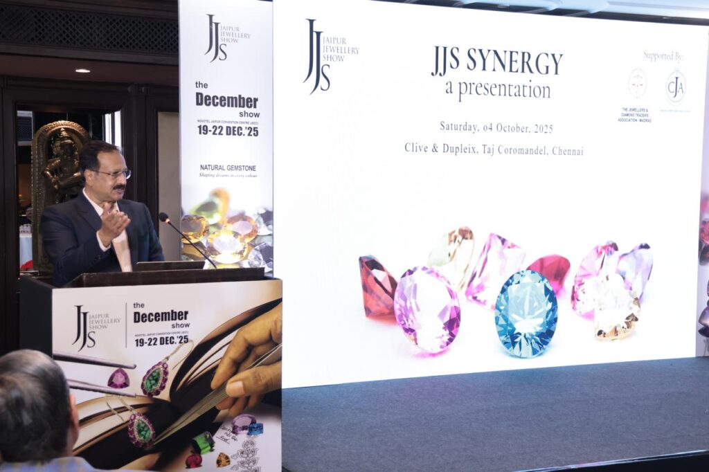 JJS Synergy roadshow event at Taj Coromandel Chennai, October 2025