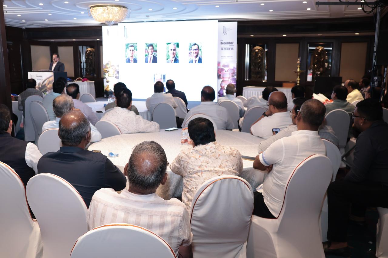 JJS Synergy roadshow event at Taj Coromandel Chennai, October 2025