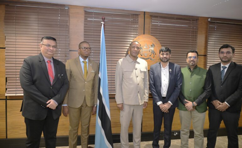 GJEPC presenting White Paper on India–Botswana diamond partnership during State Visit