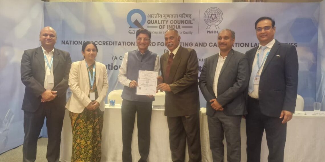 GII team with NABL officials at accreditation seminar