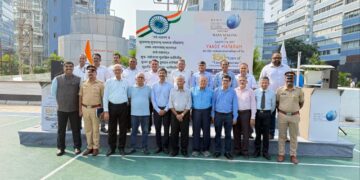 Bharat Diamond Bourse celebration of 150 years of Vande Mataram with brass band and unity event in Mumbai