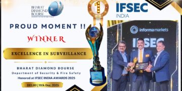 Bharat Diamond Bourse IFSEC India Award
