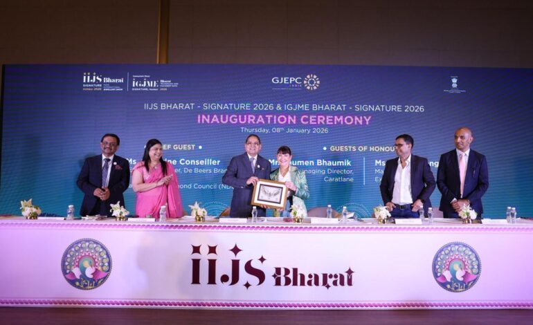 IIJS Bharat – Signature 2026 inaugurated by GJEPC in Mumbai