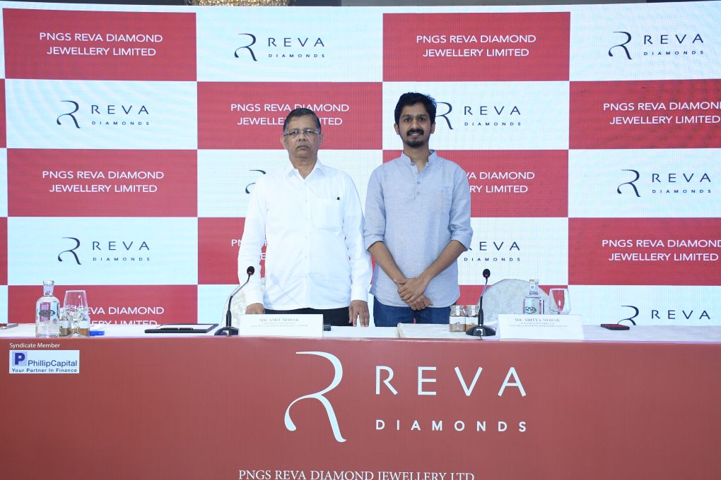 (L-R) Mr. Amit Modak, Chief Executive Officer & Mr. Aditya Modak, Non - Executive Director, PNGS Reva Diamonds Jewellery Ltd.