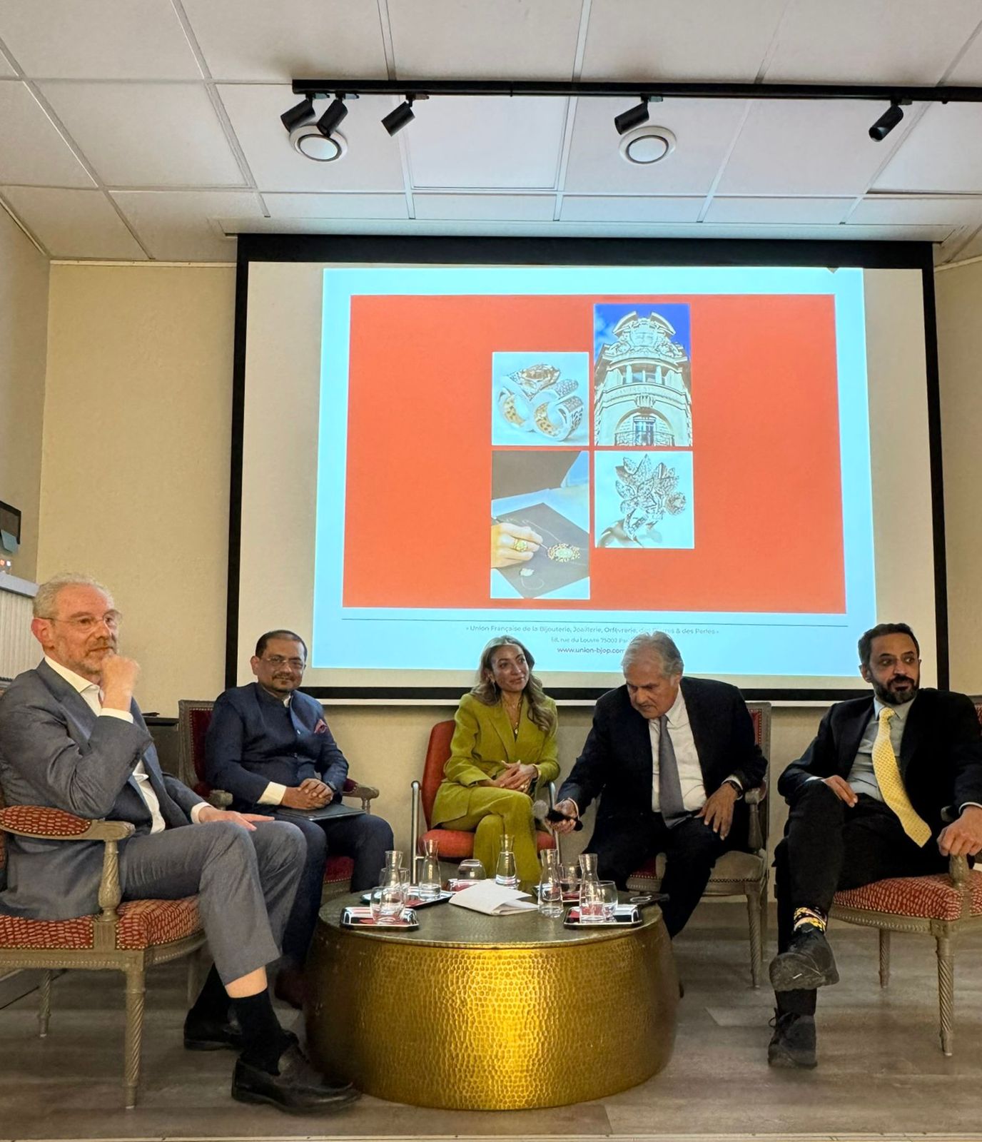 GJEPC panel at Kimberley Process Paris roundtable with World Diamond Council and DMCC leaders 2026