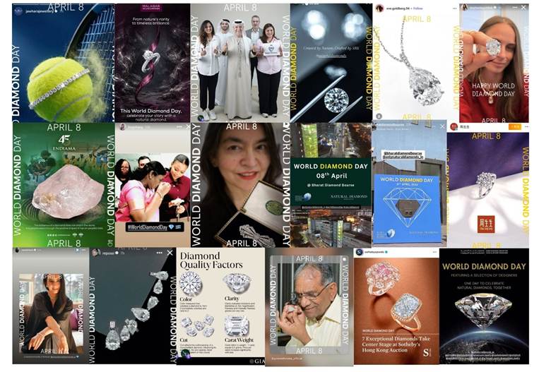 World Diamond Day 2026 global diamond industry campaign with natural diamonds, jewellery and international participation across multiple countries