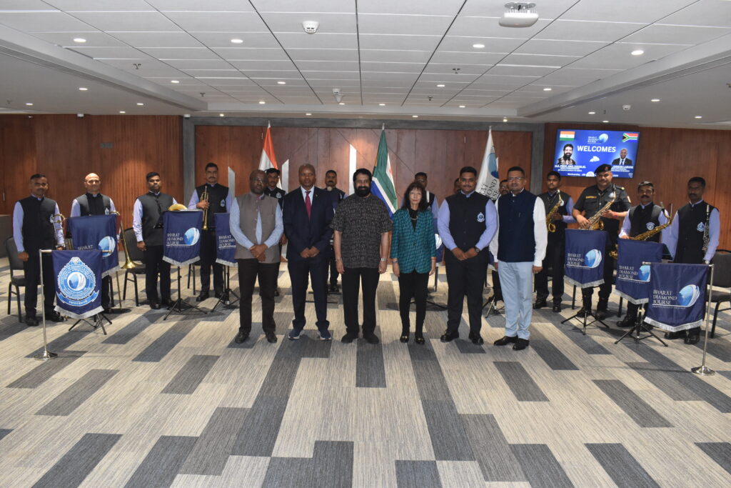 South African diplomatic delegation visits Bharat Diamond Bourse with BDB leadership in Mumbai