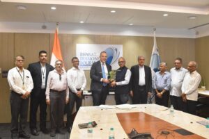 Bharat Diamond Bourse officials meeting H.E. Walter Ferrara, Consul General of Italy, to discuss India-Italy diamond and jewellery trade cooperation