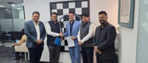 Representatives of GJC and SGL during the signing of the strategic MoU for the SGL Pavilion at GJS Diwali Edition 2026.