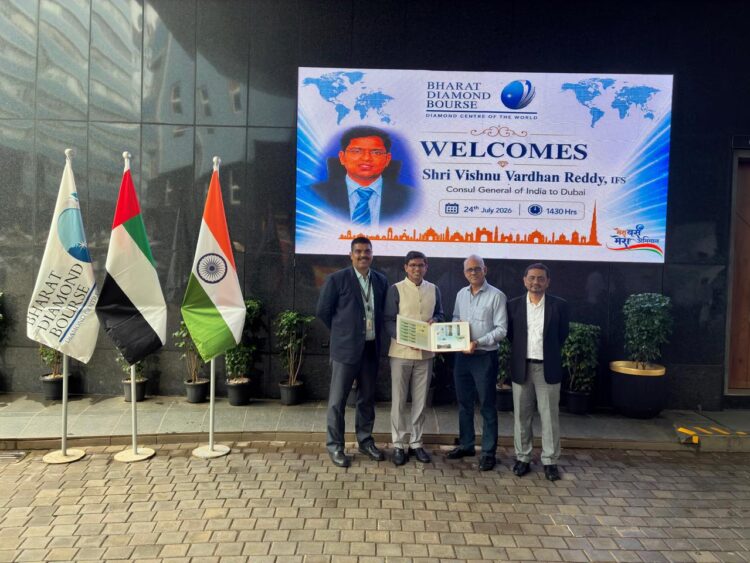 India-UAE Diamond Trade Relations Strengthen as Consul General Visits Bharat Diamond Bourse
